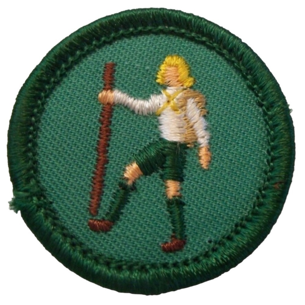 Vintage 1964 Girl Scouts Badge - Round 1.5”